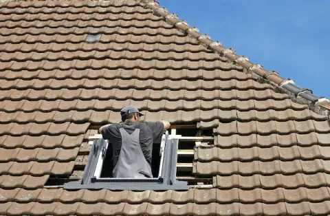 Pose de velux - Valgorge